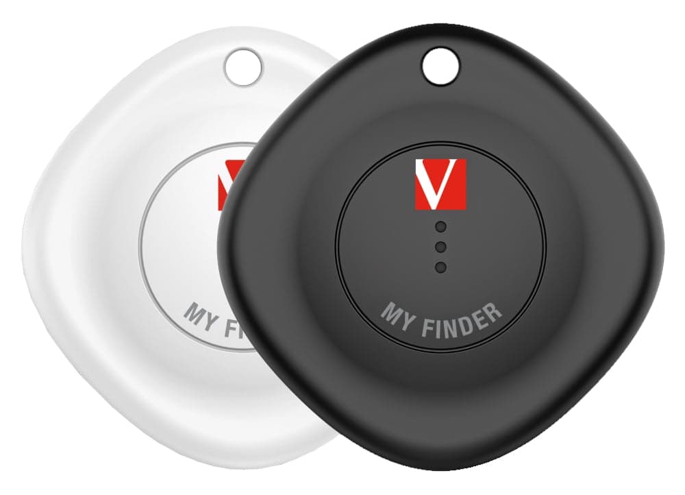 My Finder Dispositivo di Tracciamento Bluetooth Tracker v5.2 IP66 2 Pezzi - Verbatim IC-32131