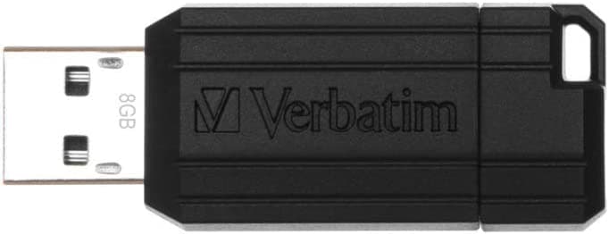 Memoria USB 2.0 PinStripe 8GB Nero - Verbatim IC-49062