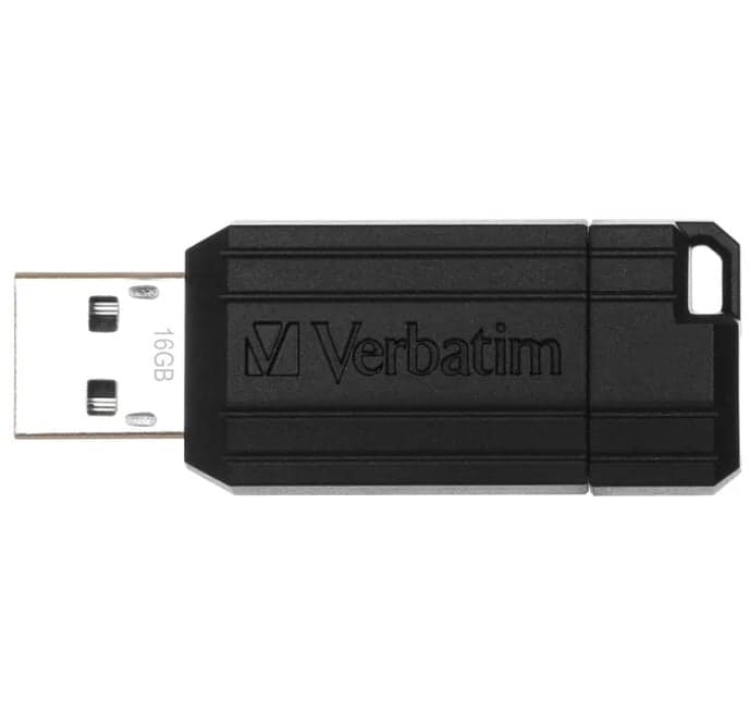 Memoria USB 2.0 PinStripe 16GB Nero - Verbatim IC-49063