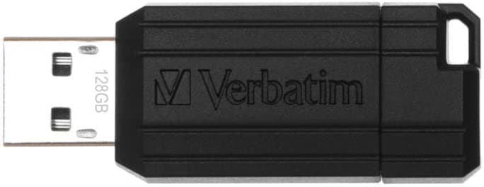 Memoria USB 2.0 PinStripe 128GB Nero - Verbatim IC-49071