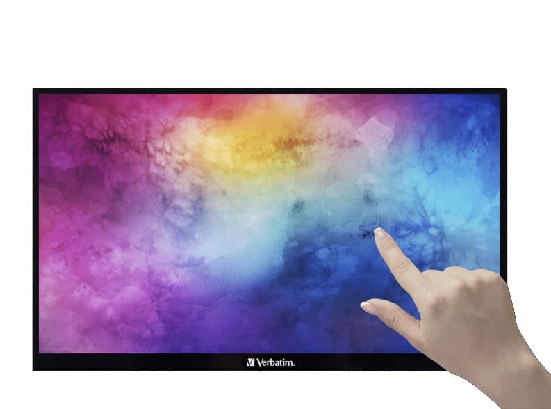 Monitor Portatile Touchscreen 15,6" Full HD 1080p IPS PMT-15 - Verbatim IC-49592