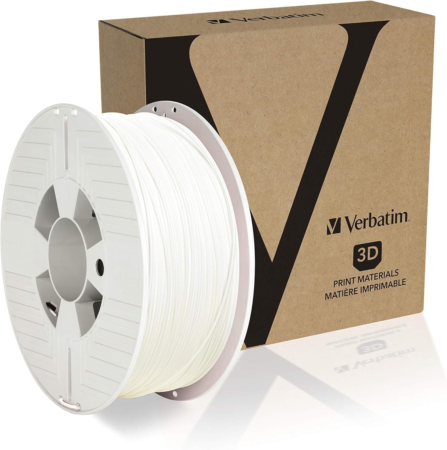 Filamento ABS per Stampa 3D 1.75mm 1kg Bianco - Verbatim IC-55027