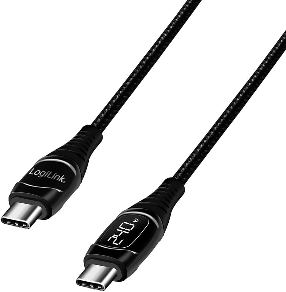 Cavo USB-C maschio/maschio E-mark PD display 1 m - Logilink IC-CU0181