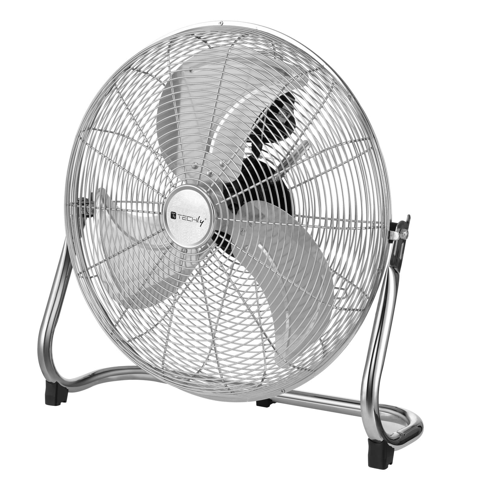 Ventilatore Industriale da Pavimento Diametro 45 cm 3 Livelli di Potenza - Techly IC-FAN-IND18S