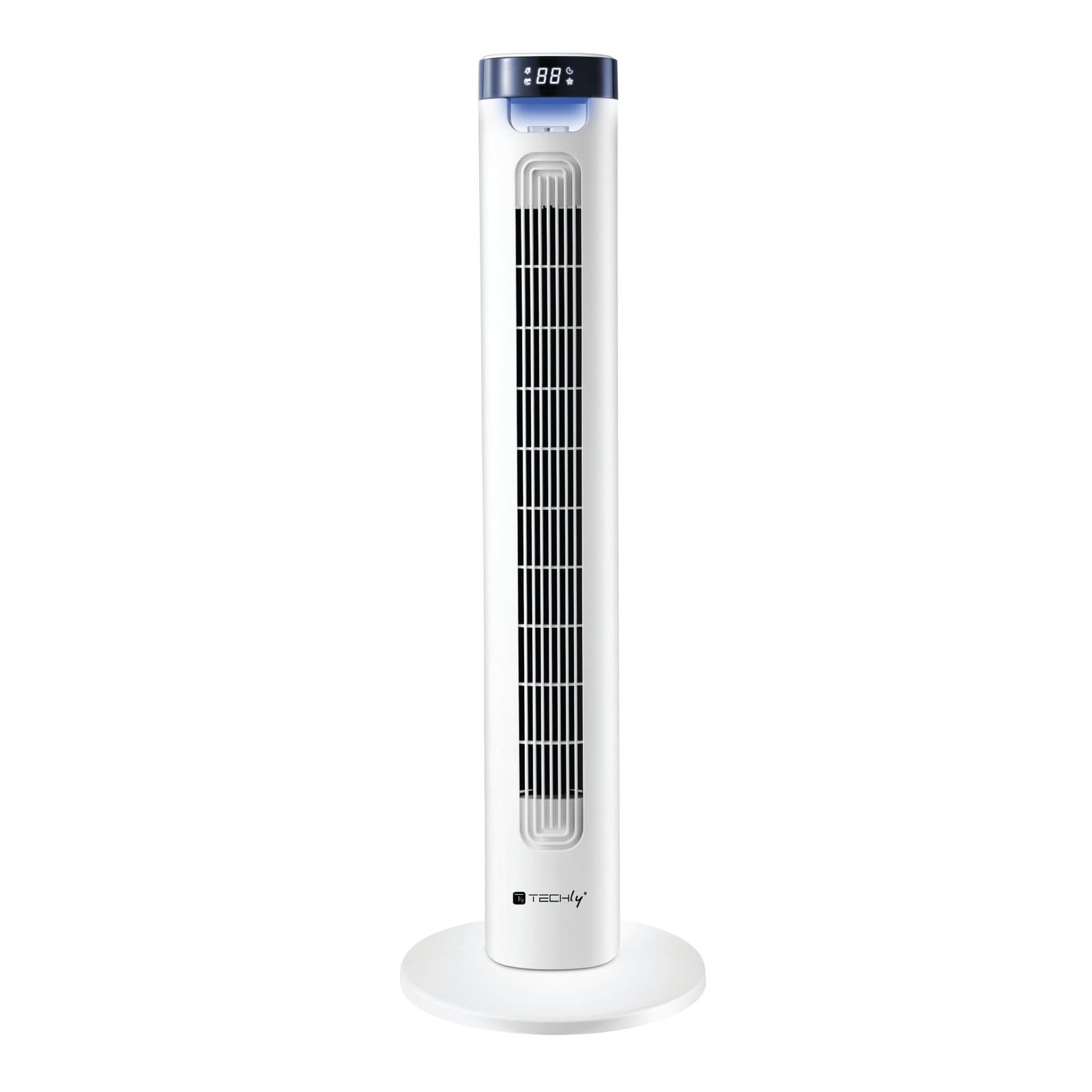 Ventilatore a Torre da Pavimento 36'' 3 Velocità Telecomando Oscillazione 75° Timer - Techly IC-FAN-TF2