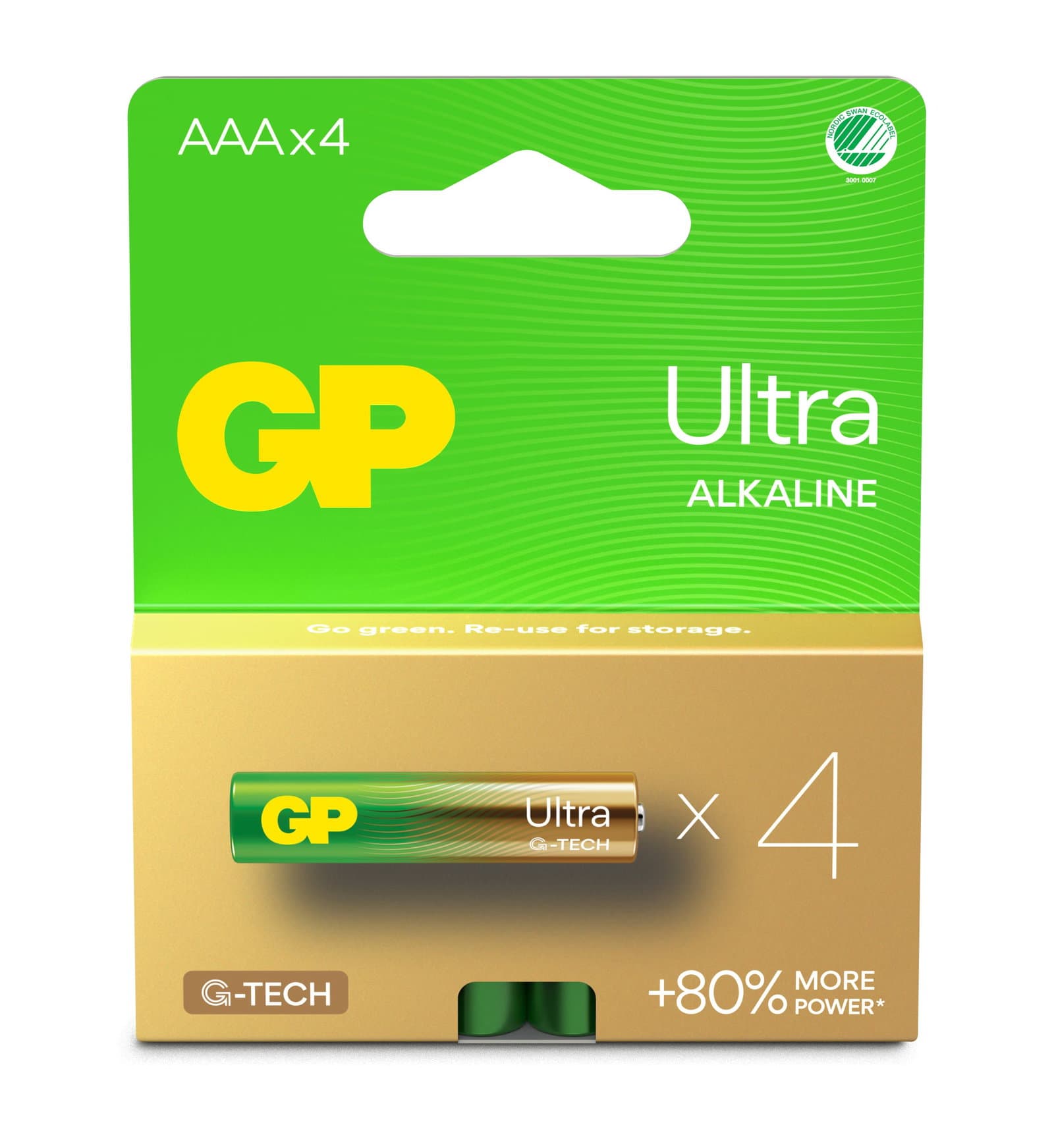 Confezione 4 Batterie GP Ultra Alcaline Ministilo AAA 24AU/LR03 - GP Batteries IC-GP151432