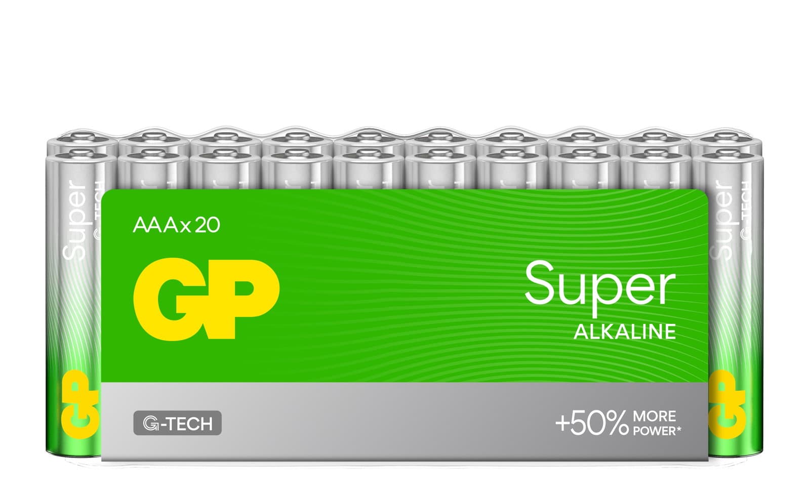Confezione 20 Batterie GP Super Alcaline Ministilo AAA 24A/LR03 - GP Batteries IC-GP151440