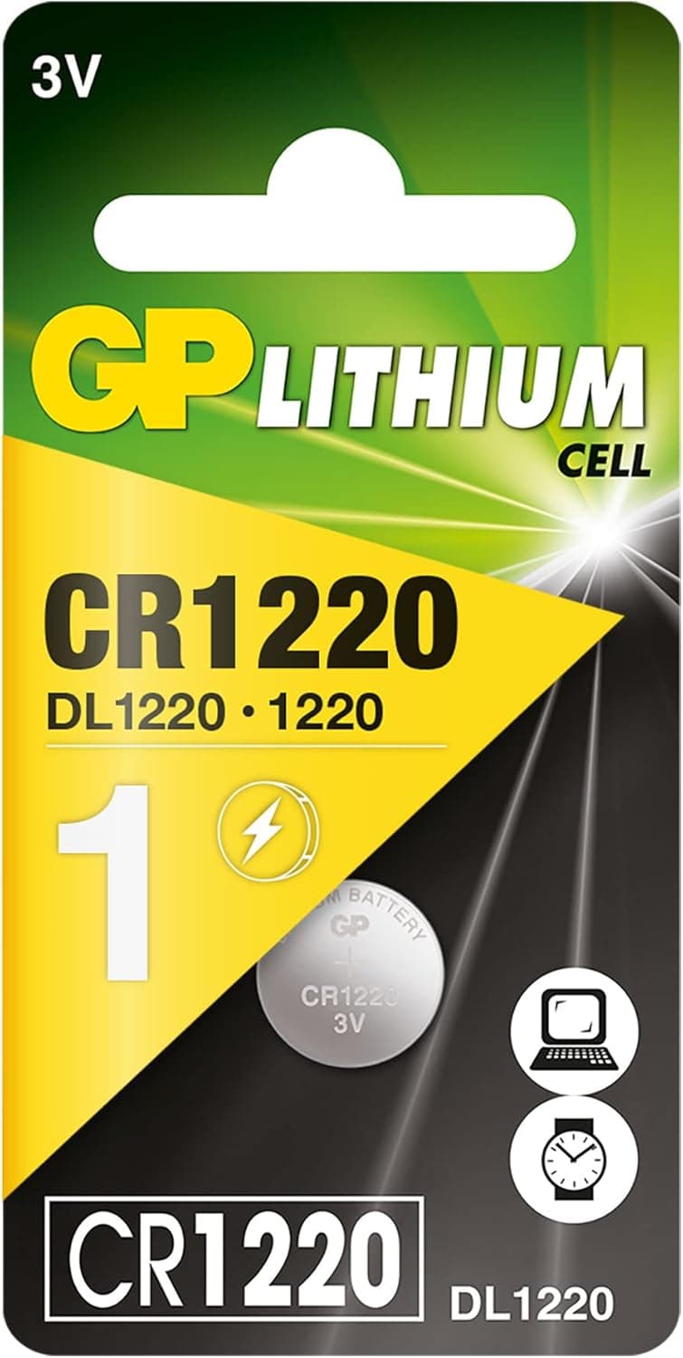 Blister 1 Batteria Litio a Bottone CR1220 - GP Batteries IC-GP2180
