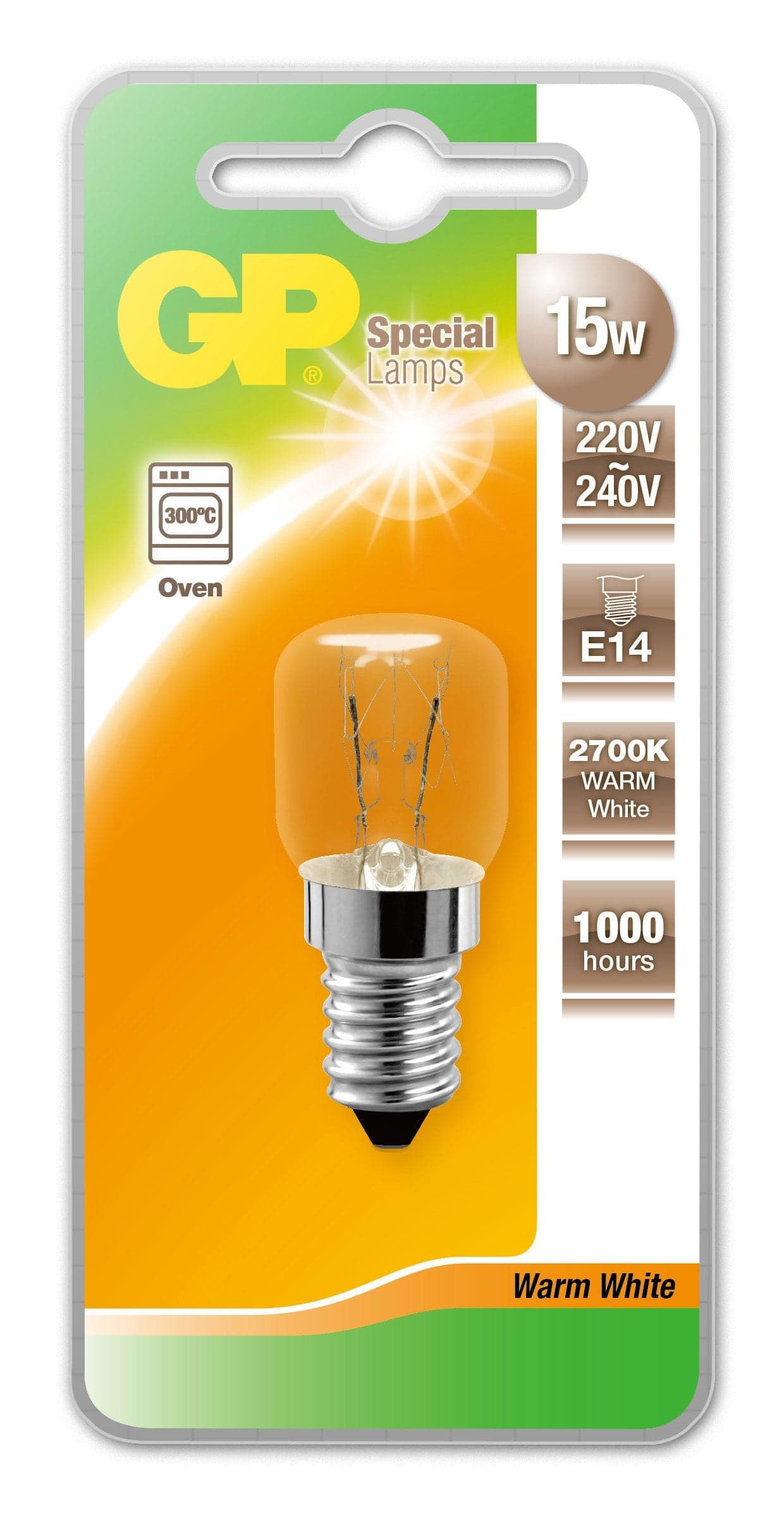 Lampadina Forno E14 15W 75lm Classe A+ - GP Batteries IC-GP473052