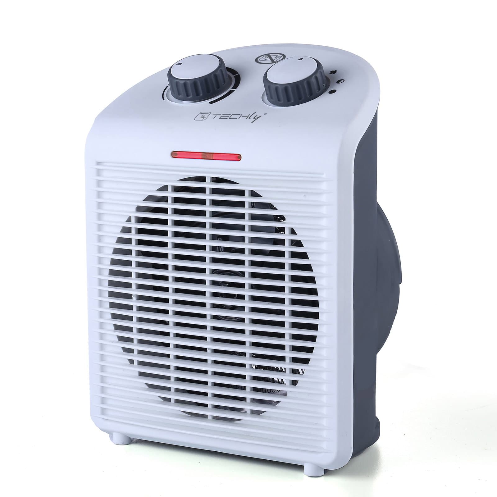 Termoventilatore Portatile 2 Regolazioni di Riscaldamento con Ventilazione IP21 2000W - Techly IC-HEAT001