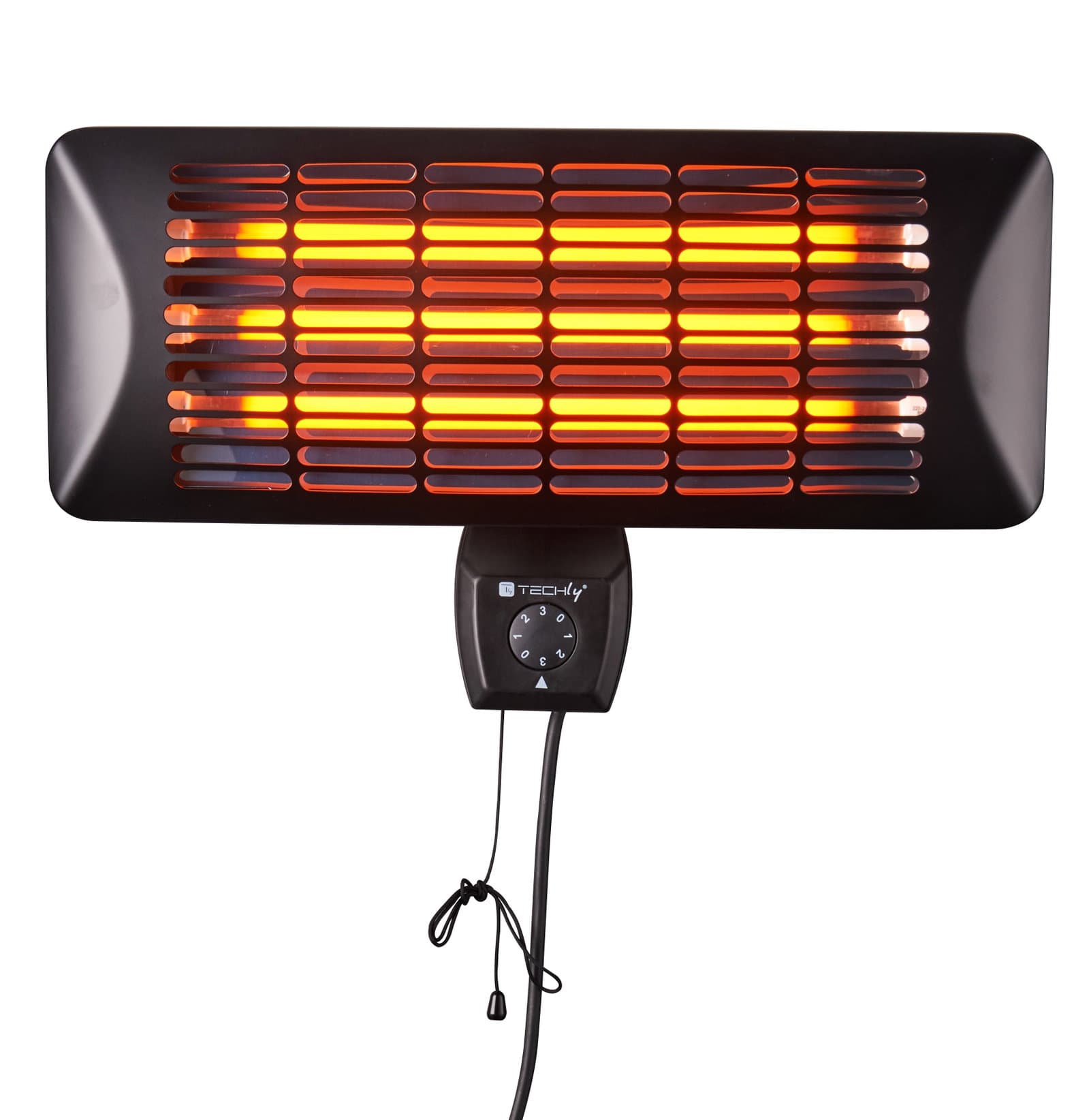 Stufetta al Quarzo da Parete IP24 2400W - Techly IC-HEATOUT001