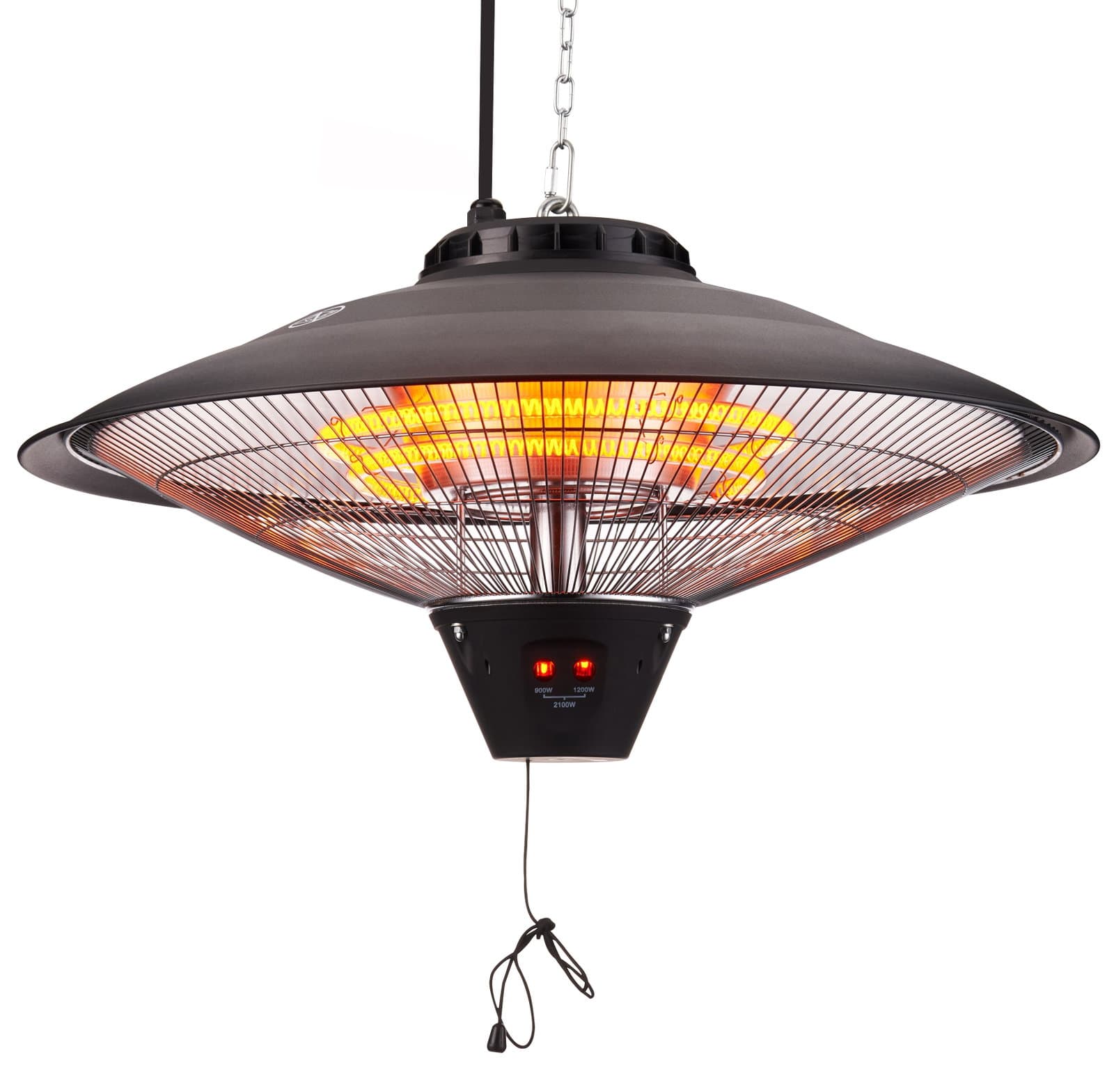 Riscaldatore Radiante da Soffitto IP34 2100W - Techly IC-HEATOUT002