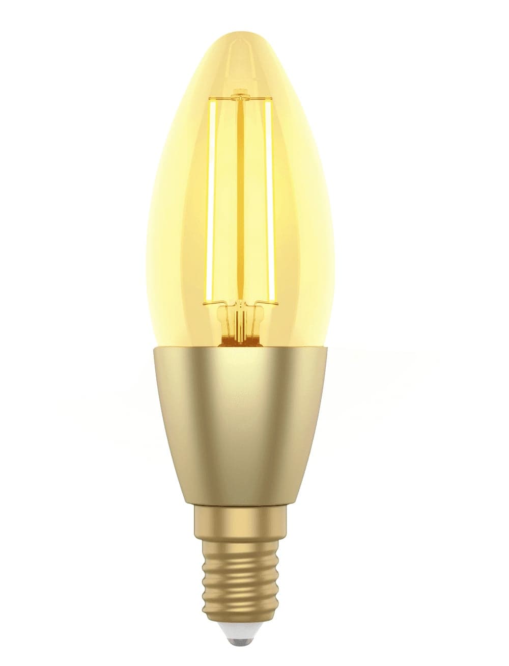 Lampadina Intelligente Candela E14 Ambra Calda 4,9W LED a Filamento Alexa Google Assistant - Woox IC-WO5141