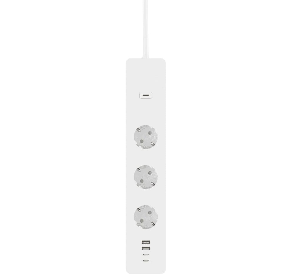 Multipresa Intelligente 3 Prese Schuko 4 USB Controllo Vocale R6132 - Woox IC-WO6132