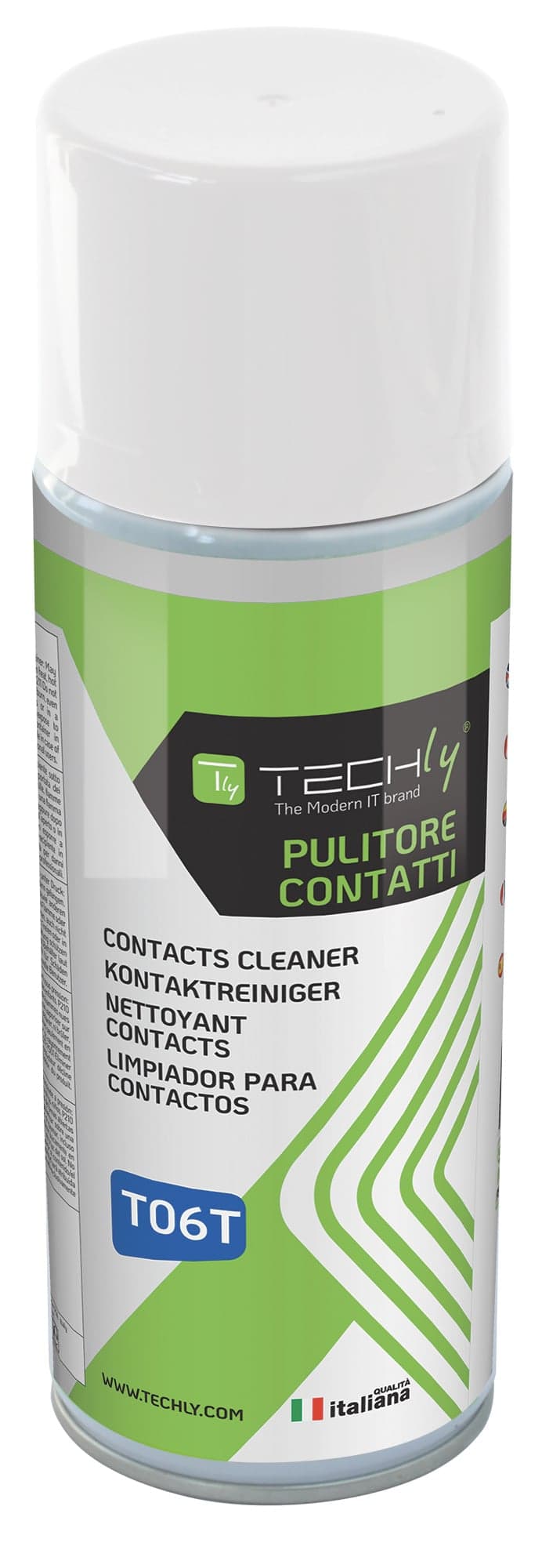 Pulitore Spray per Contatti Elettrici 200ml - Techly ICA-CA T06T