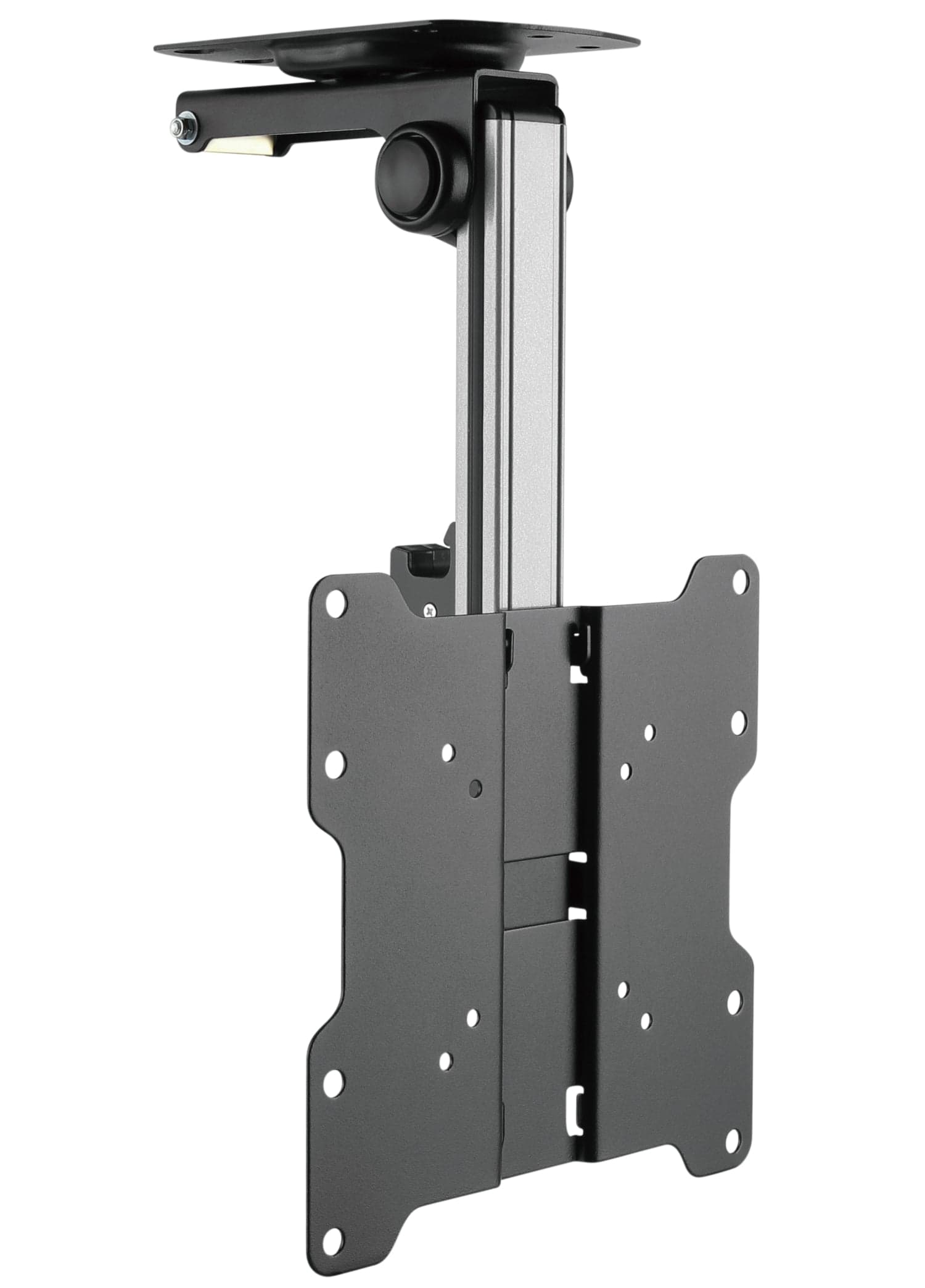 Staffa TV da Soffitto Dritto e Inclinato per TV LED/LCD 17''-37'' Nero - Techly ICA-CPLB 222