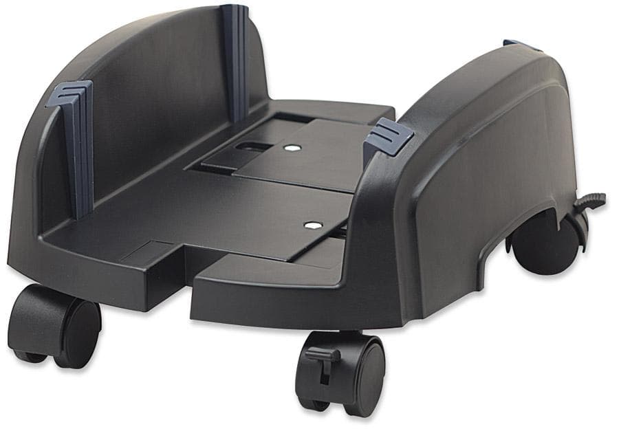 Supporto per CPU in Plastica HIPS Regolabile Nero - Manhattan ICA-CS 41