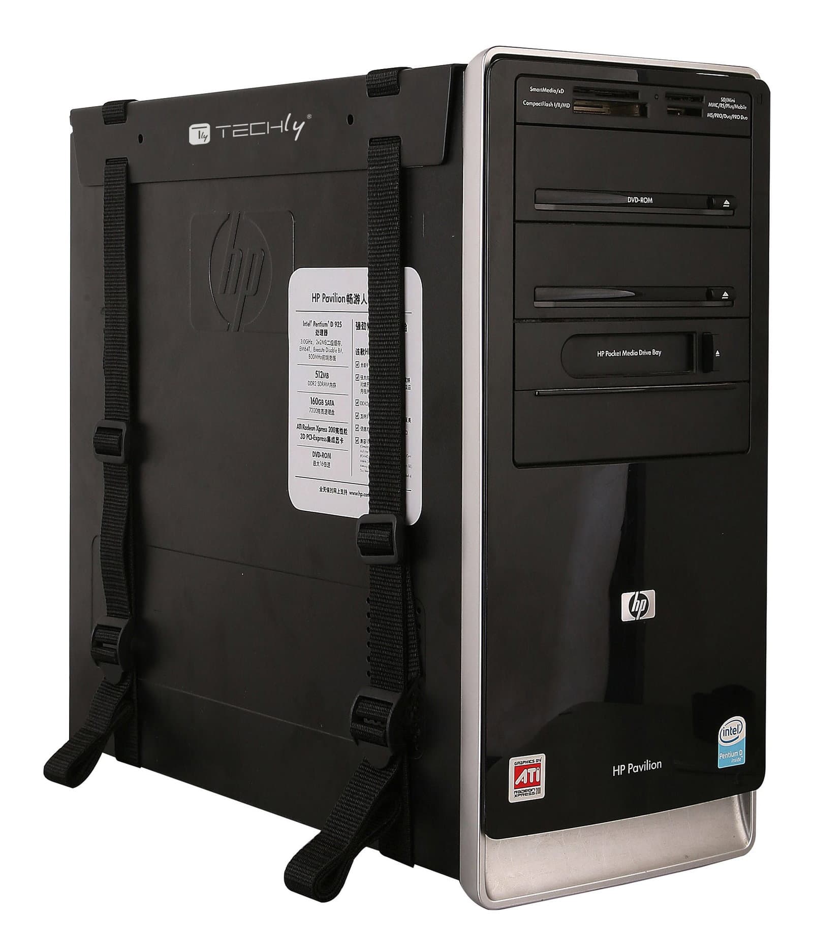 Supporto per PC da sotto scrivania - Techly ICA-CS 60