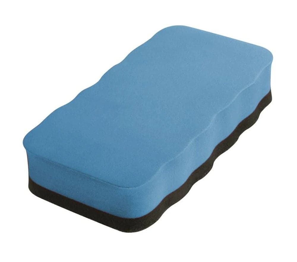 Cancellino Magnetico Blu per Lavagne Bianche Flipchart - Techly ICA-ER 1151BL