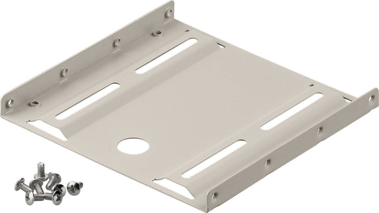 Kit di Montaggio per HDD/SSD da 2.5" in Alloggio da 3.5" Beige - Goobay ICA-FF 3-144GB