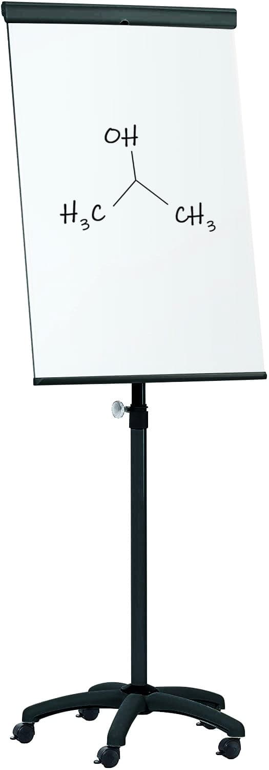 Lavagna magnetica flipchart portablocco su ruote 70x100 cm - Techly ICA-FP 710