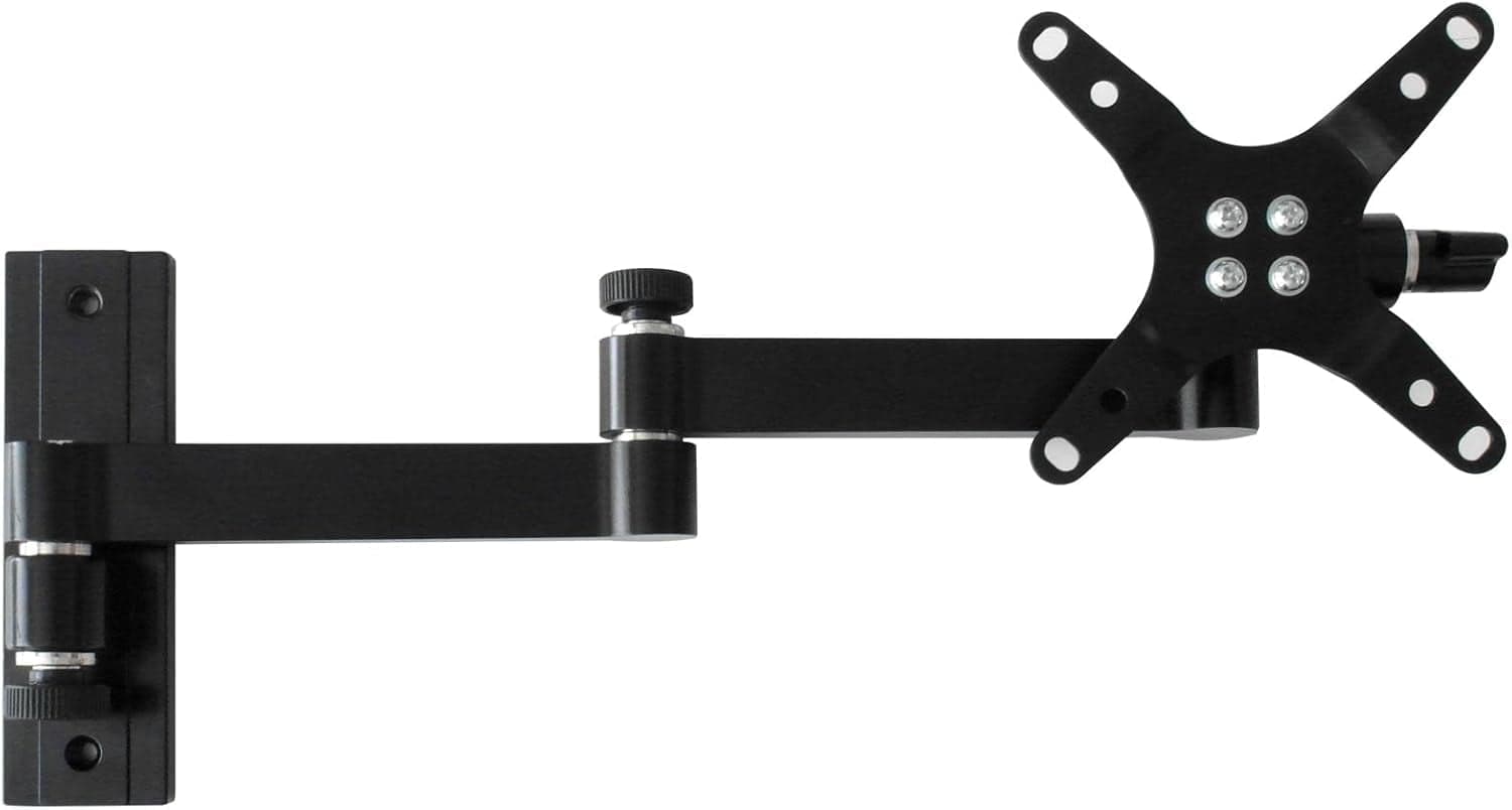 Supporto a Muro per TV 13-30" Inclinabile 3 Snodi Nero - Techly ICA-LCD 104BK