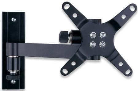 Supporto a Muro per TV 13-30" Inclinabile 2 Snodi Nero - Techly ICA-LCD 105BK