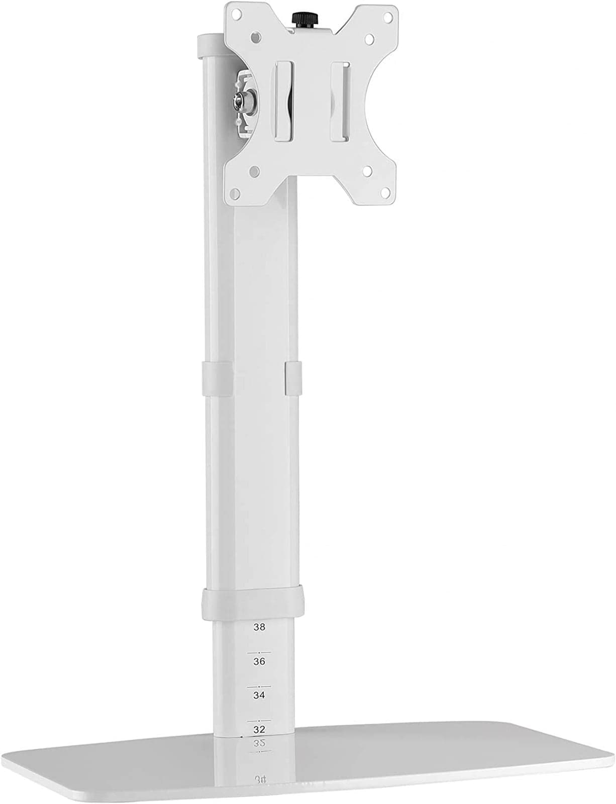 Supporto da Tavolo per Monitor 17-27'' con Base Bianco - Techly ICA-LCD 260