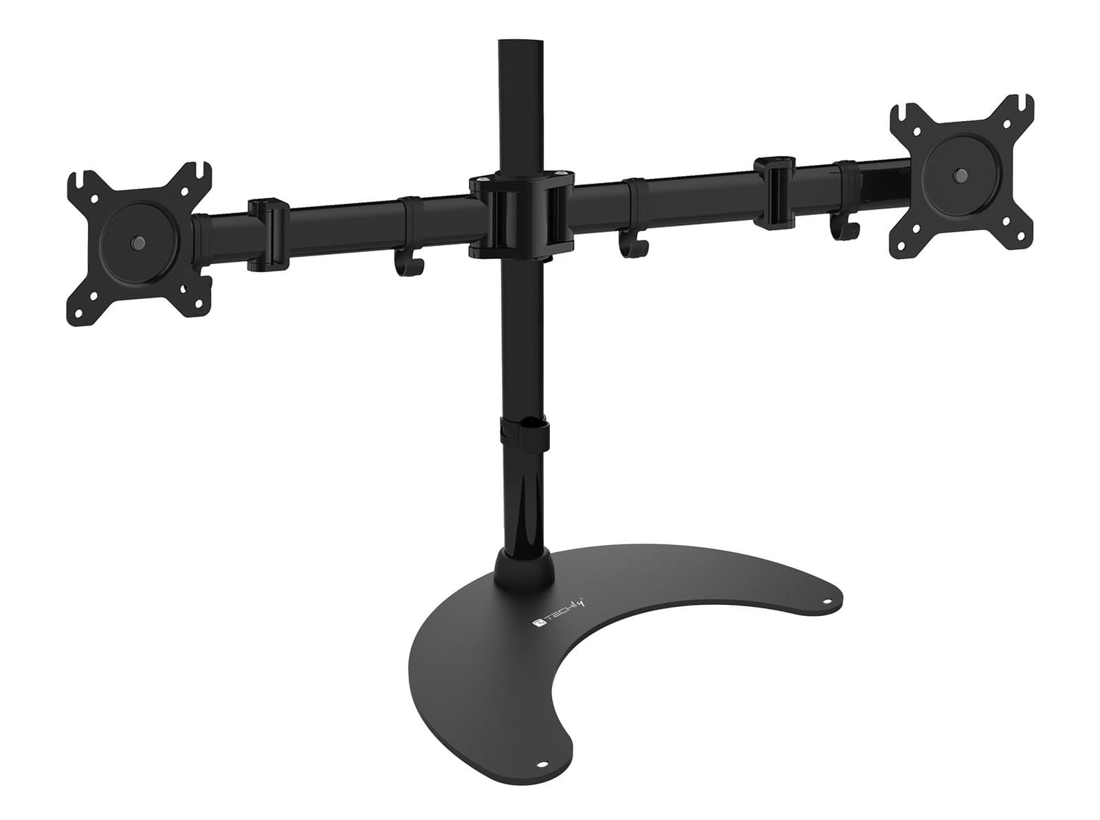 Supporto da Scrivania per 2 Monitor 13-27" VESA - Techly ICA-LCD 3410