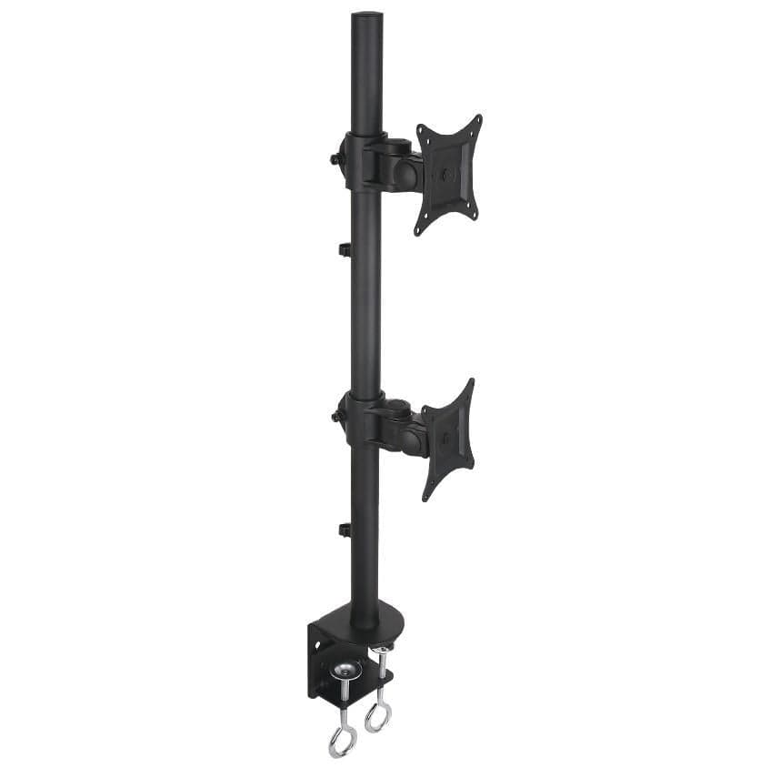 Supporto da Scrivania per 2 Monitor 13-27" VESA 100x100 - Techly ICA-LCD 350-D