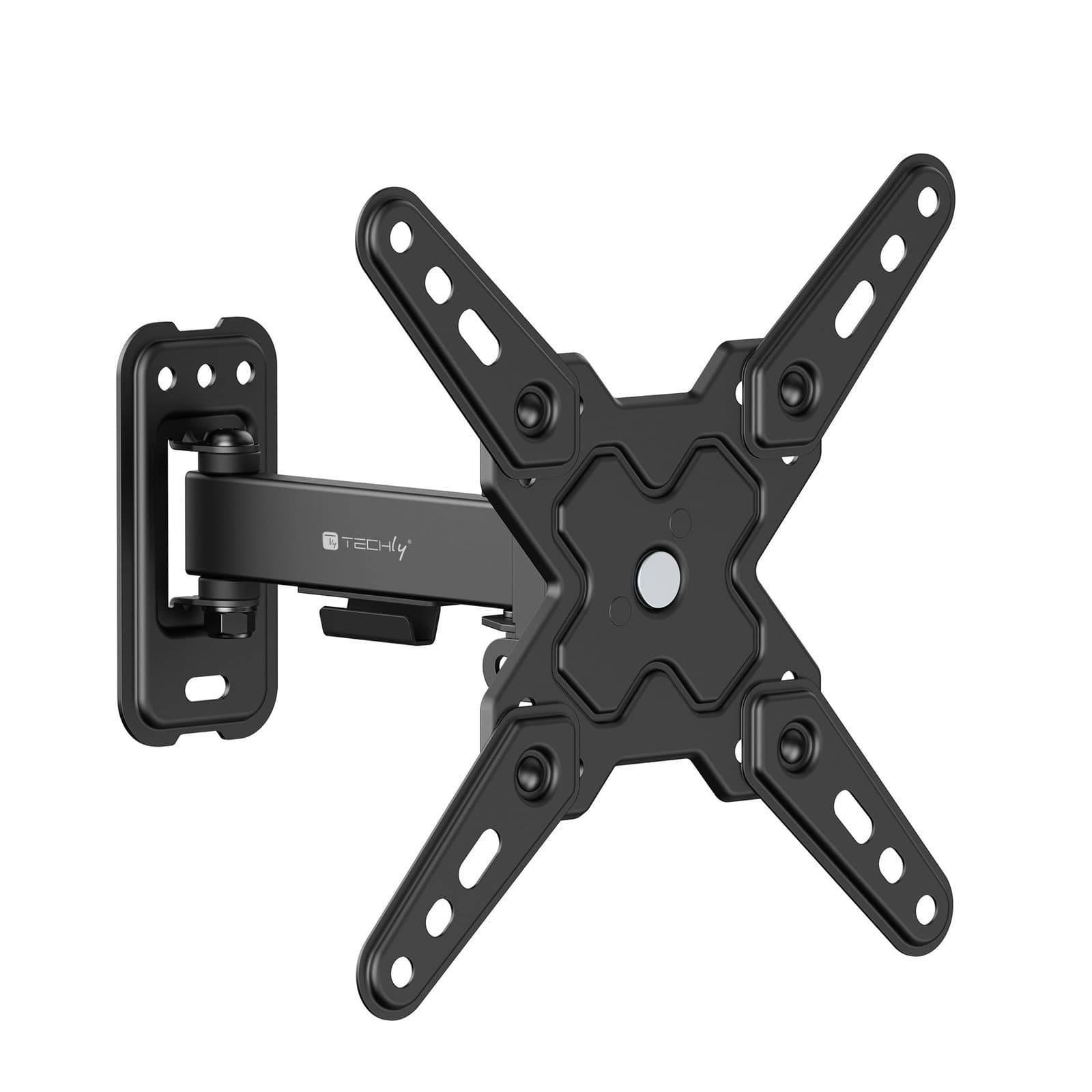 Supporto a Muro Universale 2 Snodi per TV 13-43" Nero - Techly ICA-LCD 421
