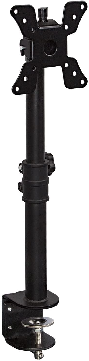 Supporto da Scrivania per Monitor 13-30" Braccio Corto Inclinabile Nero - Techly ICA-LCD 500BK