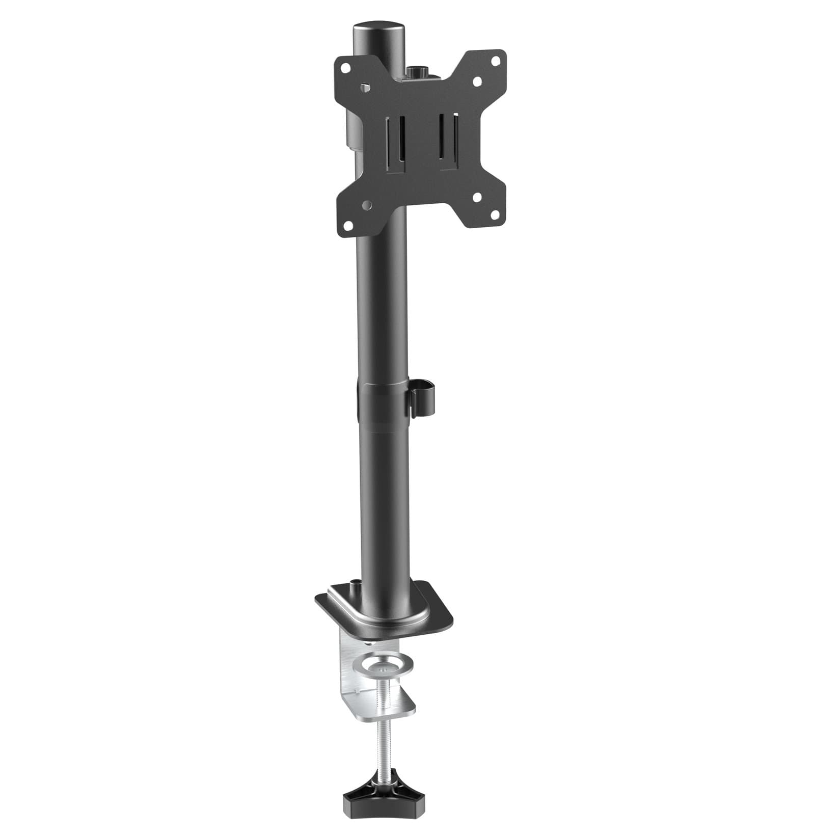Supporto da Scrivania con Morsetto per Monitor 13-32" Braccio Corto Inclinabile - Techly ICA-LCD 510BK