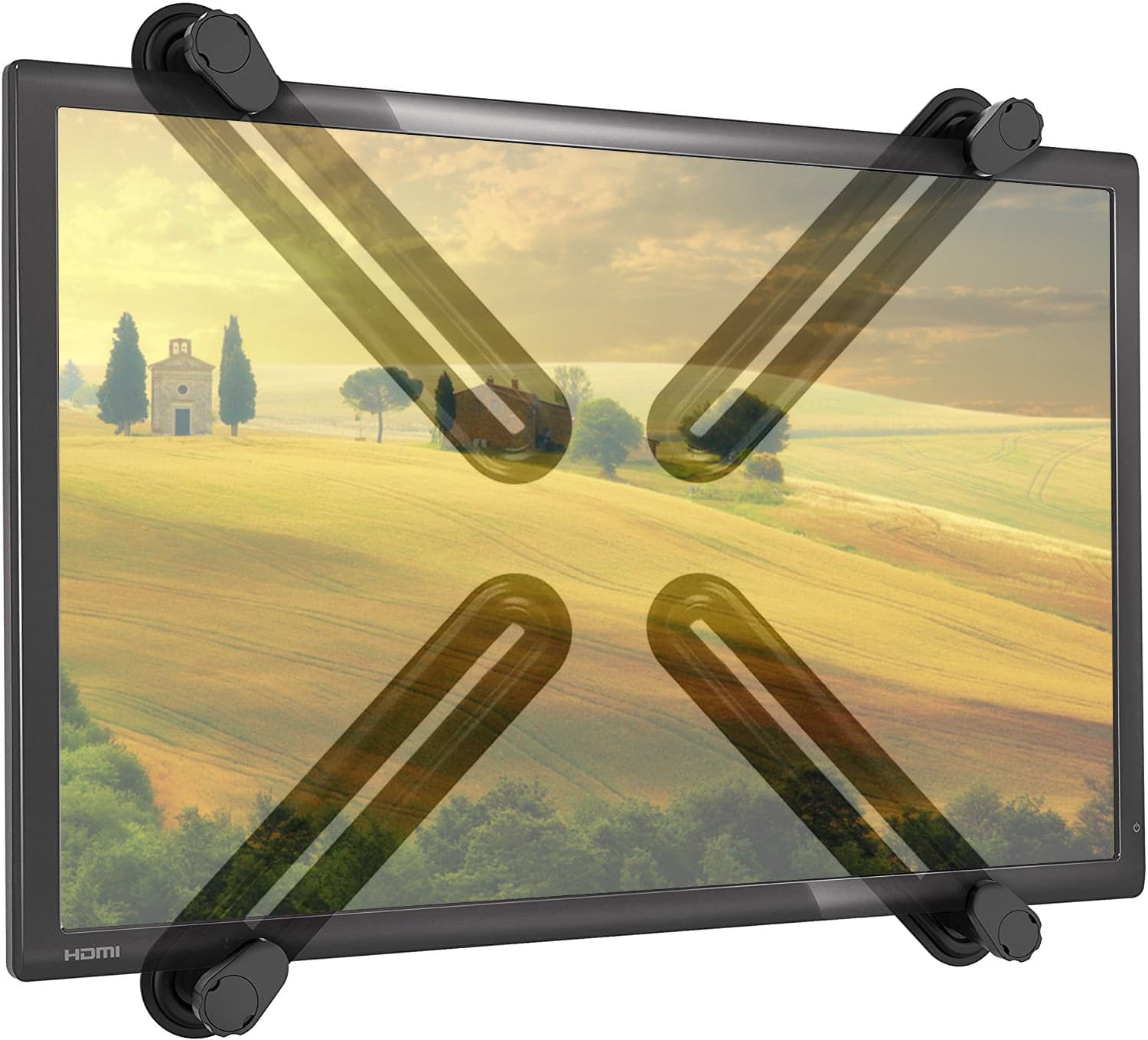 Kit Adattatore di Montaggio Non VESA per Monitor 13-27" - Techly NP ICA-LCD VESA-M100