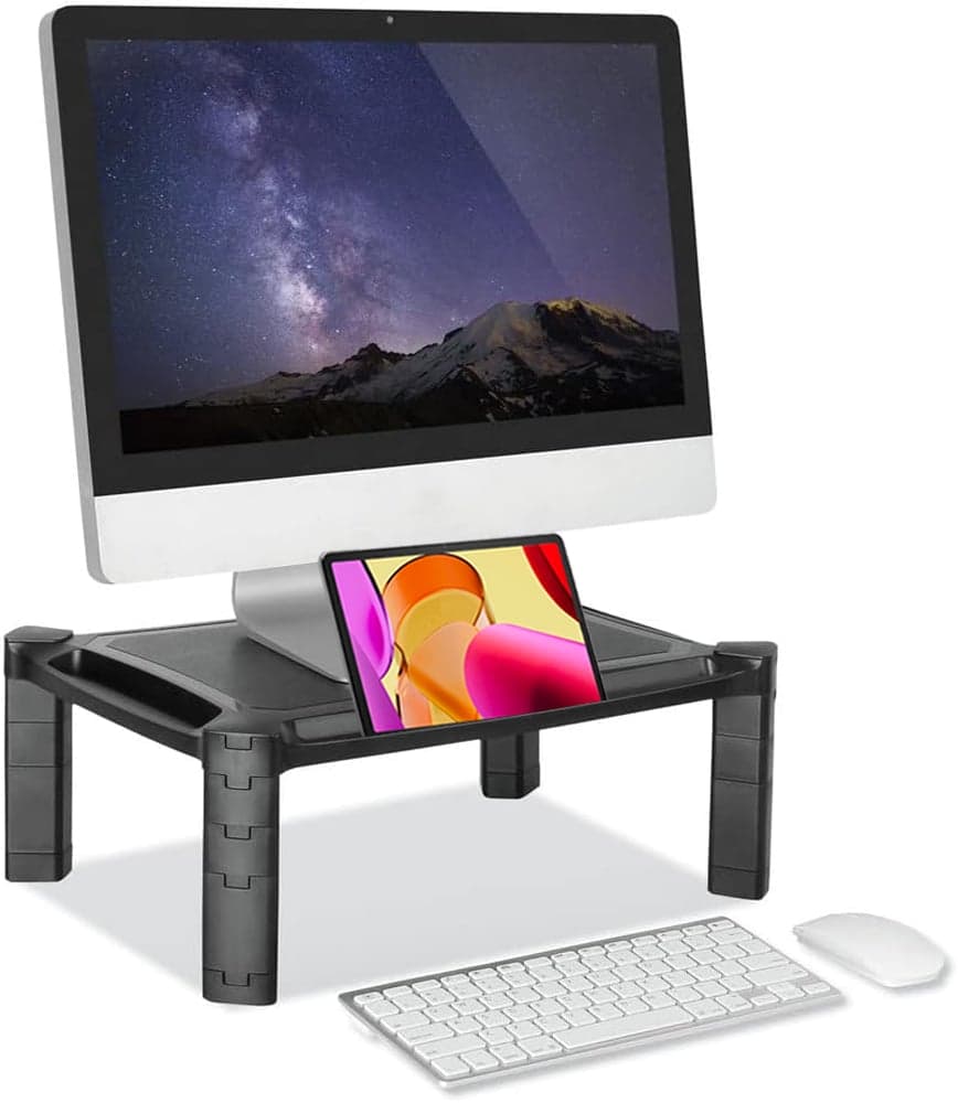Supporto da Scrivania Monitor Notebook con Altezza Regolabile - Techly ICA-MS 401