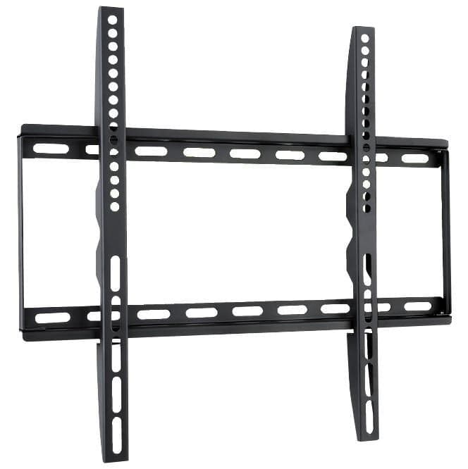 Supporto a Muro Fisso Slim per TV 23-55" VESA 400x400 Nero - Techly ICA-PLB 162M