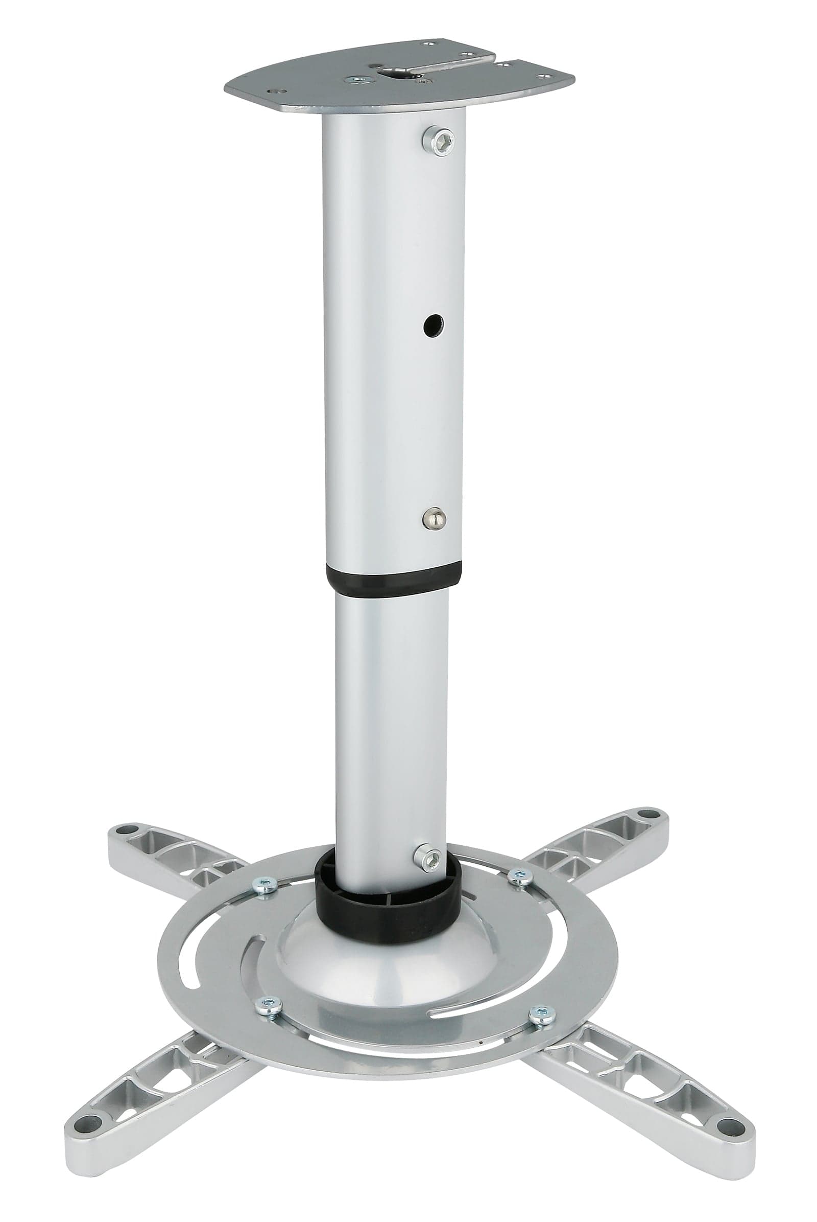 Supporto a Soffitto per Proiettori Estensione 30-37 cm Silver - Techly ICA-PM 102S