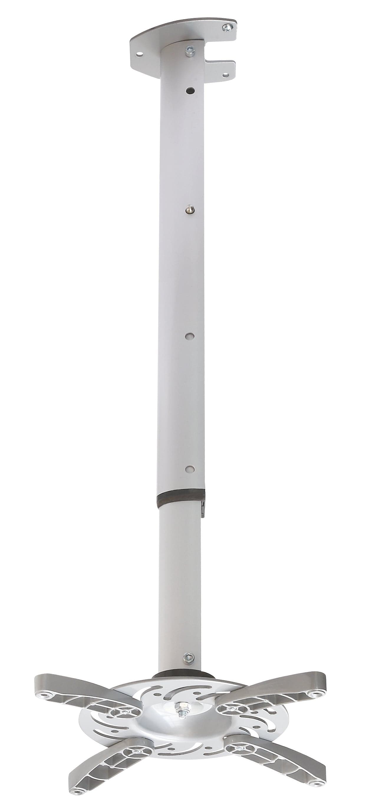 Supporto a Soffitto per Proiettori Estensione 60-102 cm Silver - Techly ICA-PM 102XL