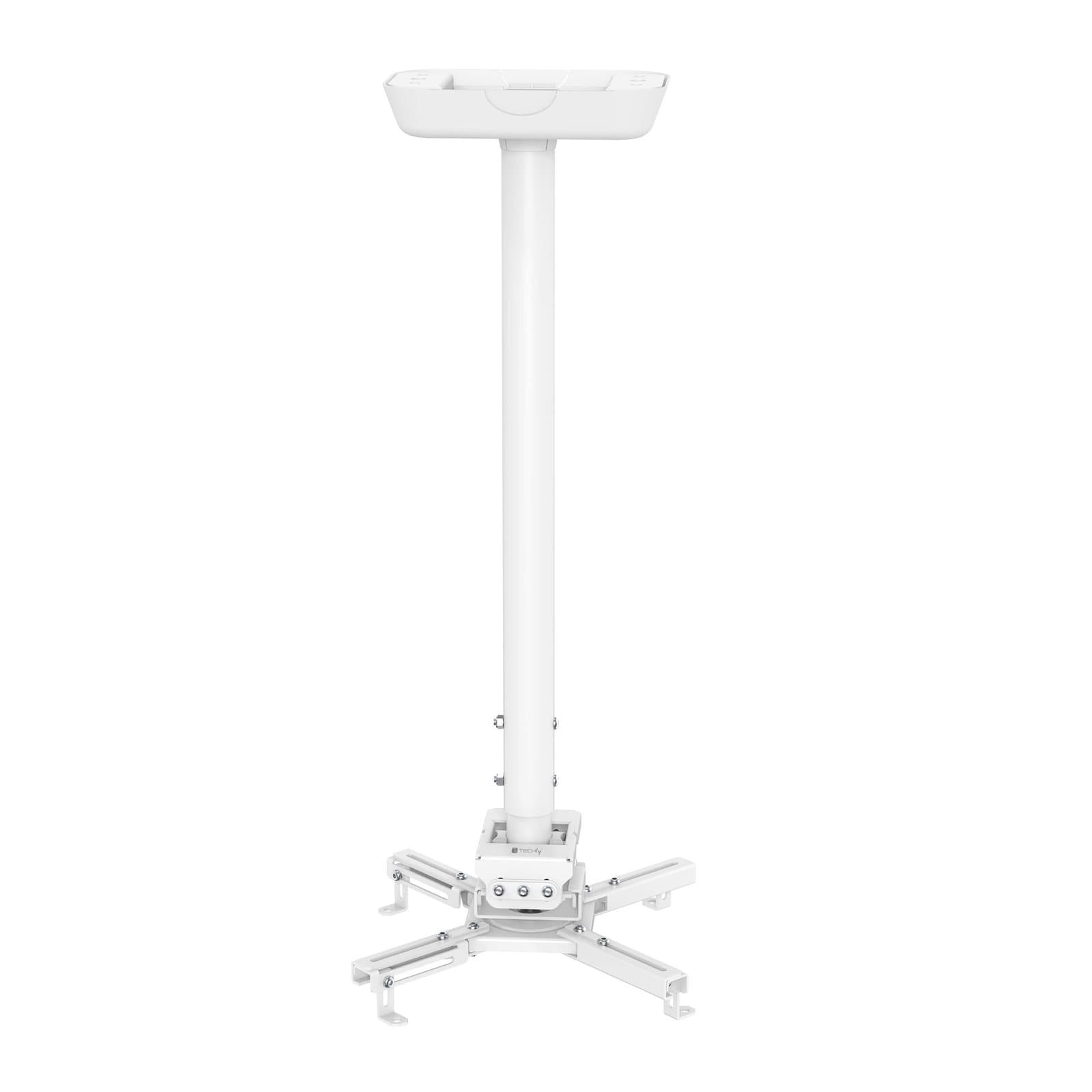 Supporto Universale a Soffitto per Proiettori Estensione 735-1135 mm Bianco - Techly ICA-PM 20L