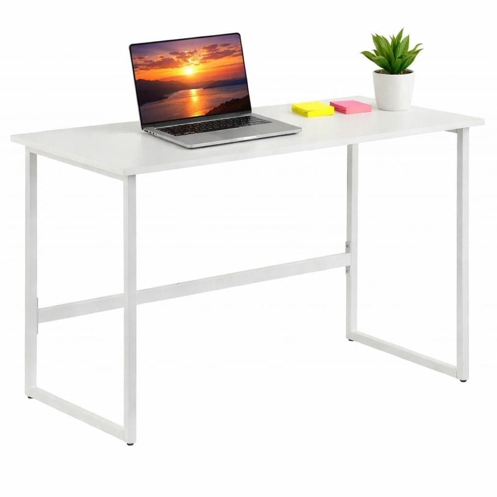 Scrivania per computer design moderno, area 1200x600 mm, colore bianco - Techly ICA-TB 3545W
