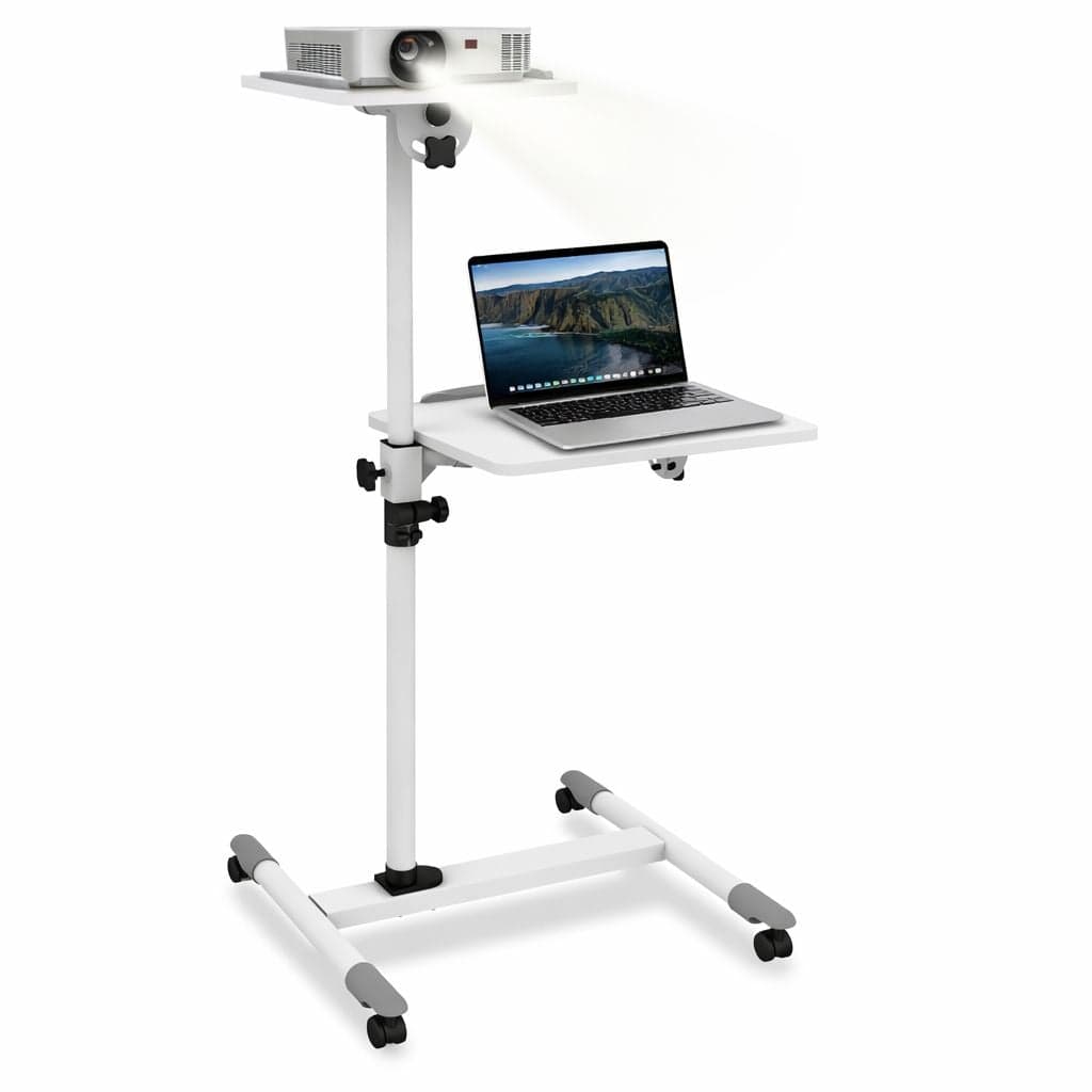 Carrello Supporto per Proiettore Beamer Notebook con Ripiani Regolabili - Techly ICA-TB TPM-6