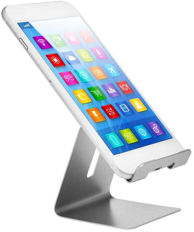 Supporto in Alluminio per Smartphone e Tablet Universale Silver - Logilink ICA-TBL 122