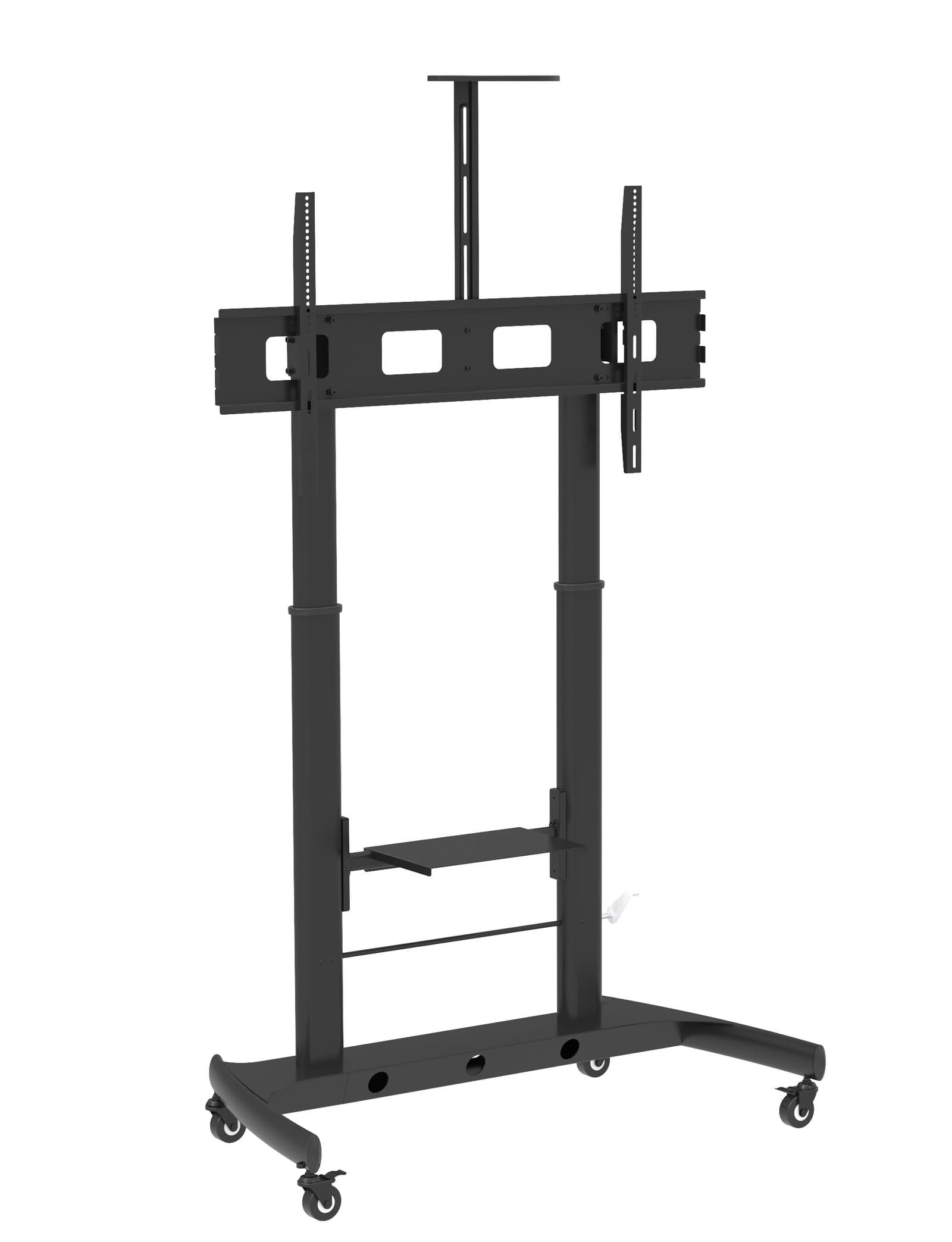 Supporto da Pavimento TV LCD/LED 52-110" Altezza Regolabile 2 Mensole - Techly ICA-TR45