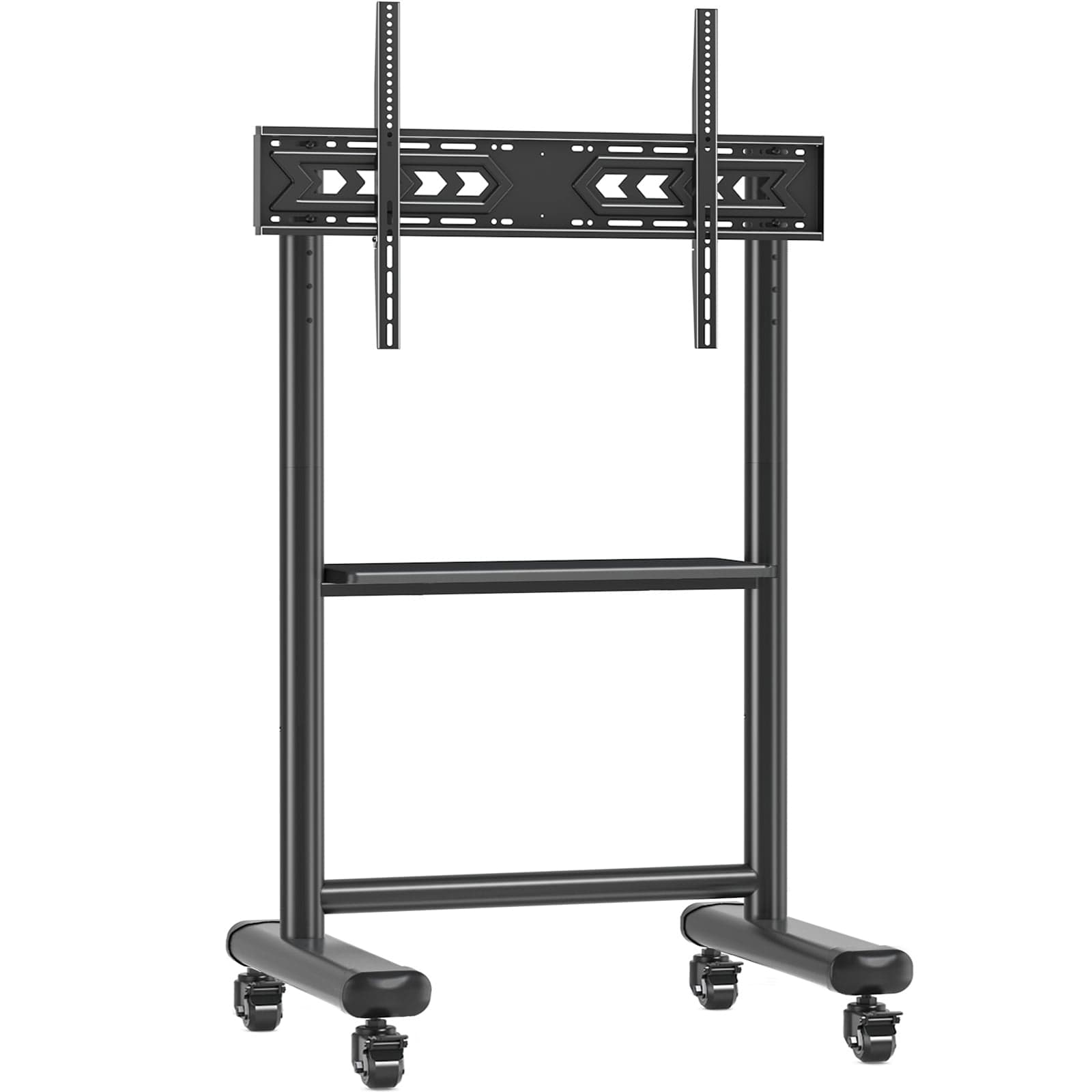 Trolley per TV 60-86" Multifunzione con Mensola - Techly ICA-TR533BK