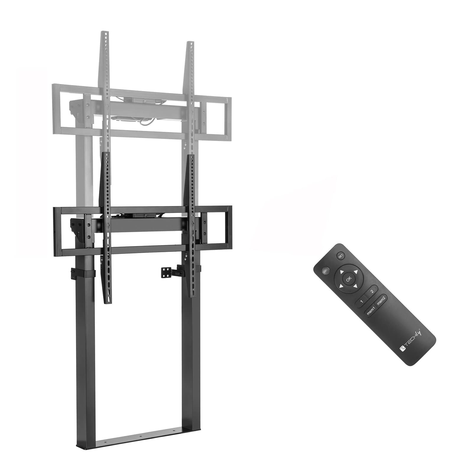Supporto TV Motorizzato da Parete con Altezza Regolabile per TV da 55-100'' con Telecomando - Techly ICA-TR68MW