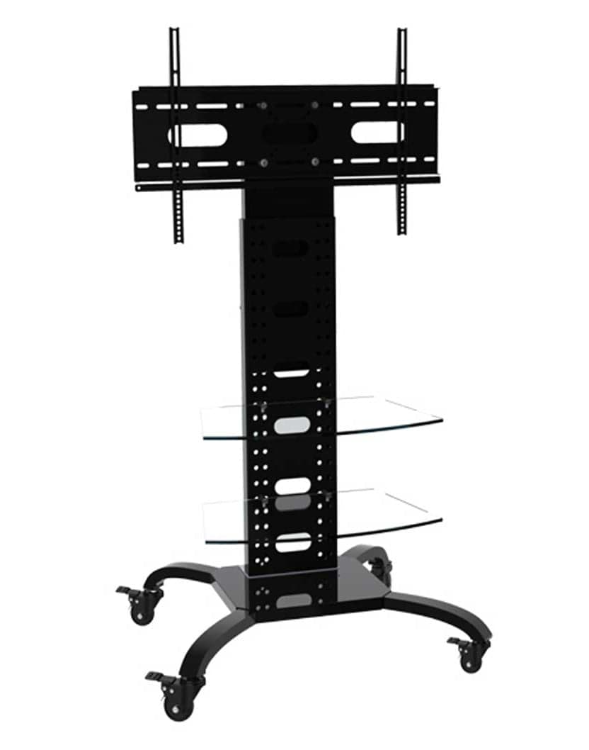 Supporto a Pavimento con 2 Mensole Trolley TV 32-70" - Techly ICA-TR8