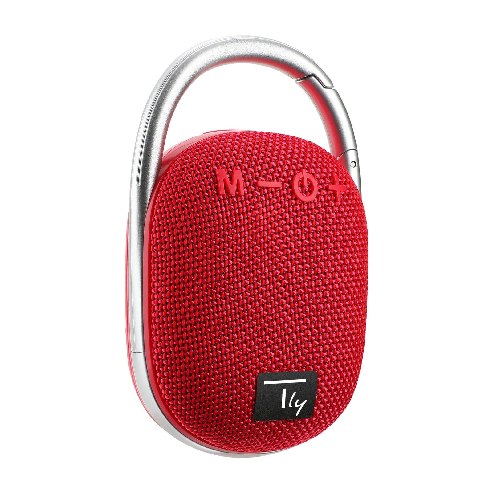Mini Altoparlante Wireless BT V5.3 Speaker con Luci LED Vivavoce TF USB Rosso - Techly ICASBL321RE