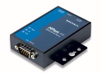 Server Seriale 1 Porta RS232 Ethernet RJ45 - Moxa ICC IO-DE5110