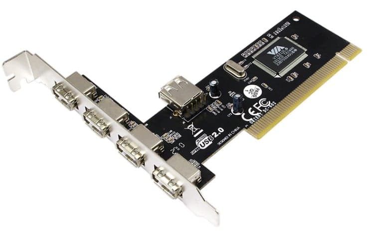 Scheda PCI 4+1 Porte USB 2.0 - Logilink ICC IO-USB-4L