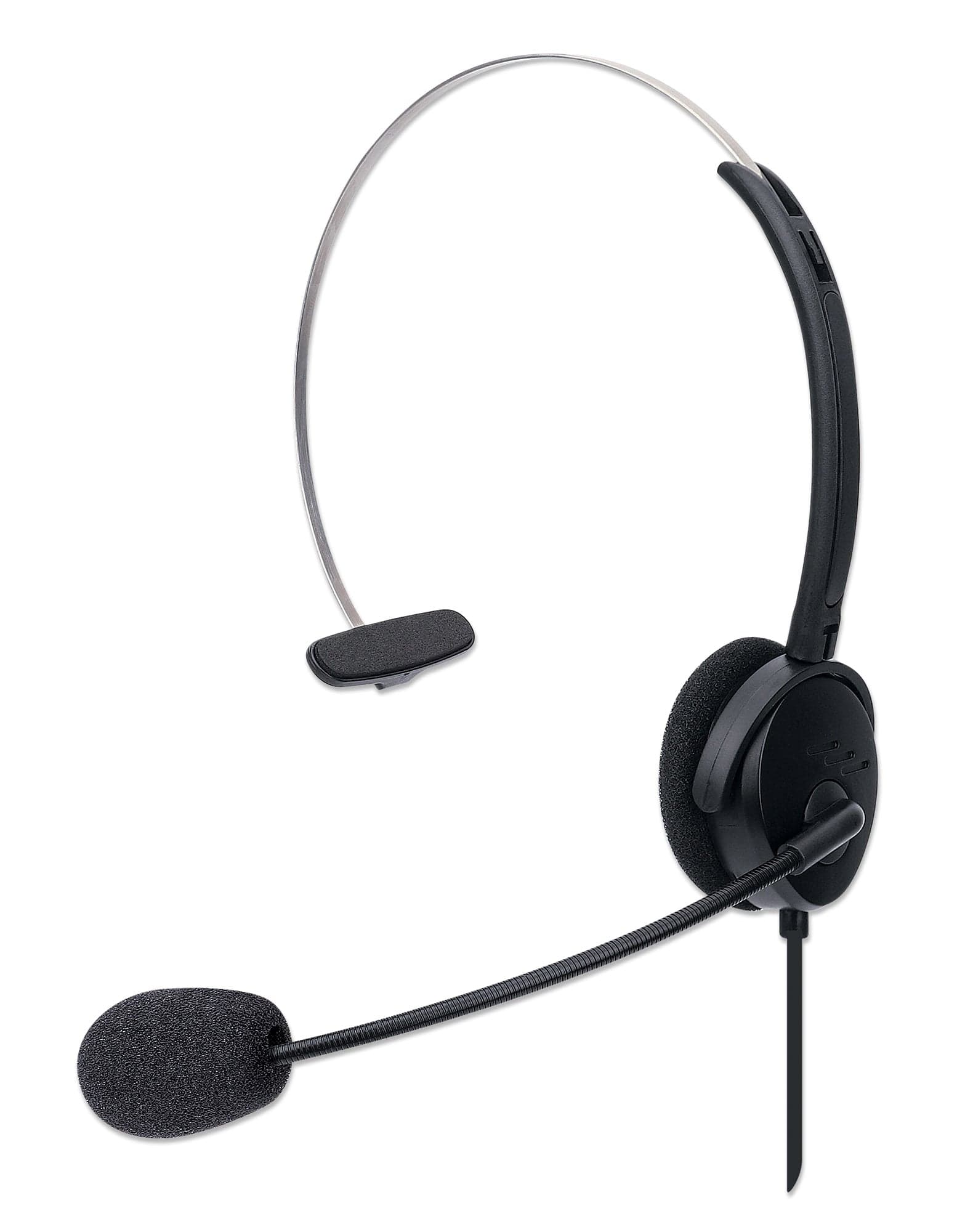 Cuffie Mono USB con Microfono Flessibile - Manhattan ICC SH-867U